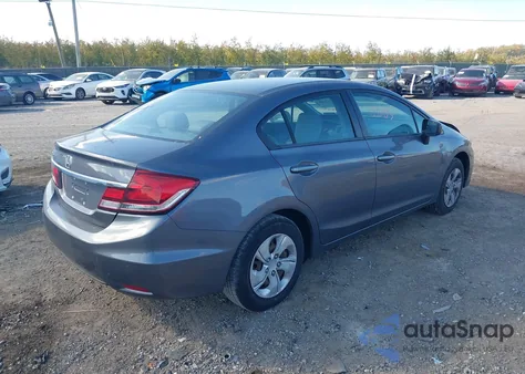 2014 Honda Civic Lx z USA, uszkodzony, nr VIN 19XFB2F52EE208589